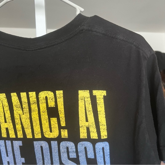 Panic! At The Disco Graphic 2016 Tour T-Shirt SZ M BLK Unisex Casual Emo Rock - Picture 4 of 8